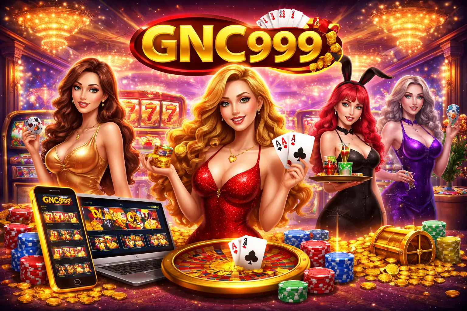GNC999 คาสิโนออนไลน์ ครบวงจร เล่นได้ทุกอุปกรณ์