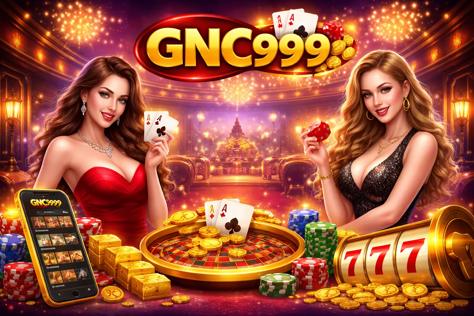 GNC999 เกมสล็อตออนไลน์ ภาพสวย เล่นลื่น ไม่มีสะดุด